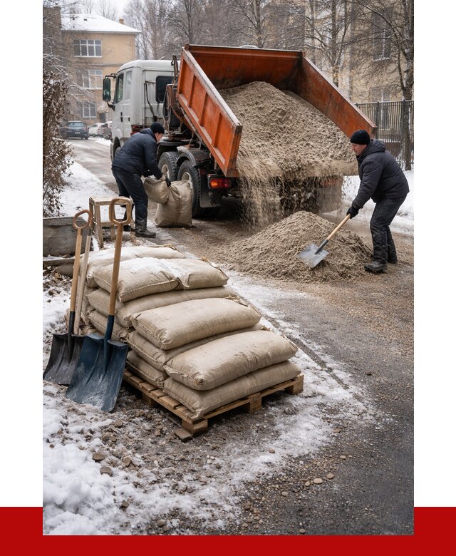 Противогололедные материалы оптом в Лиски от 4595 р. | ПРОНЕРУДЛск