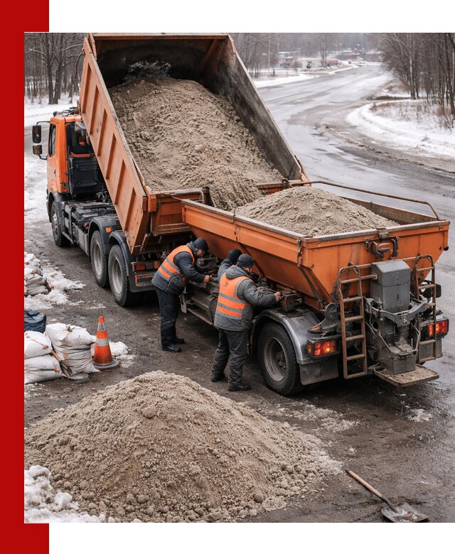Поставка и вывоз пескосоля в Лиски оптом и в розницу