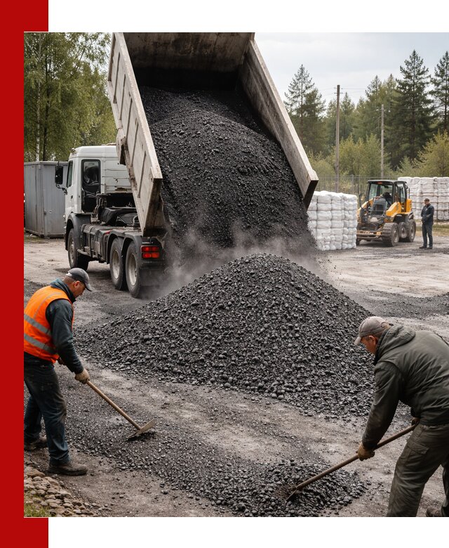 Доставка и продажа асфальтного гранулята в Лиски