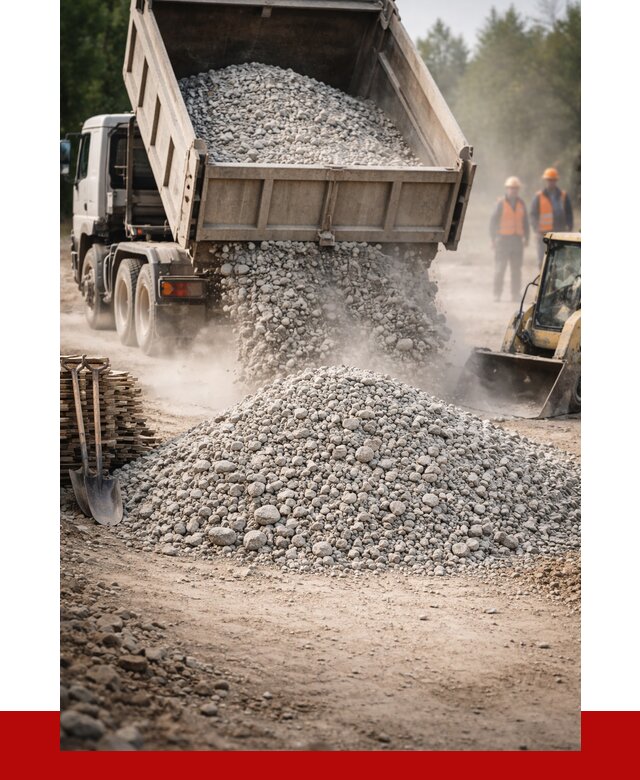 Купить дробленый бетон в Лиски от 1860 р./куб | ПРОНЕРУДЛск