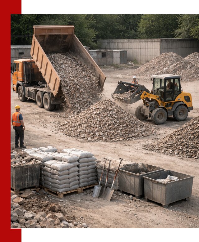 Вторичные материалы для отсыпки в Лиски — поставка и доставка