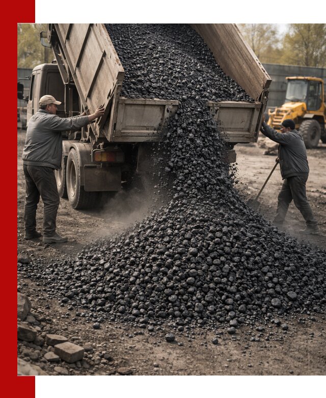 Доставка угля семечка самосвалами в Лиски