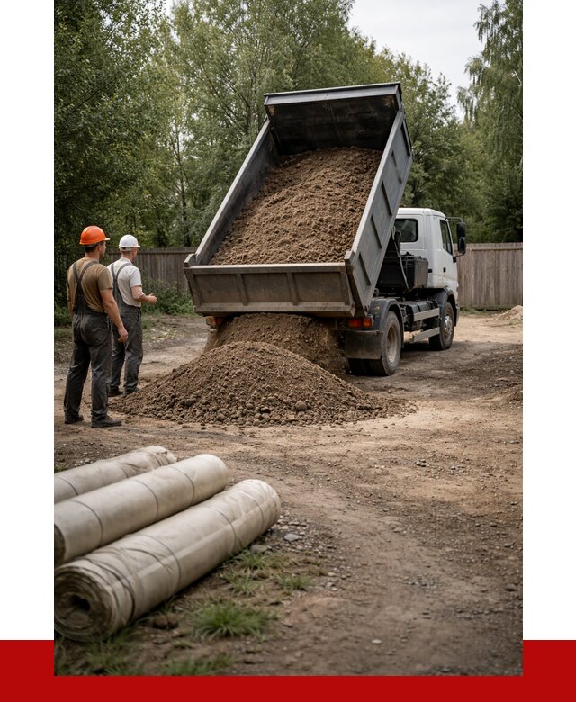 Доставка сыпучих материалов самосвалом в Лиски от 4595 р. | ПРОНЕРУДЛск
