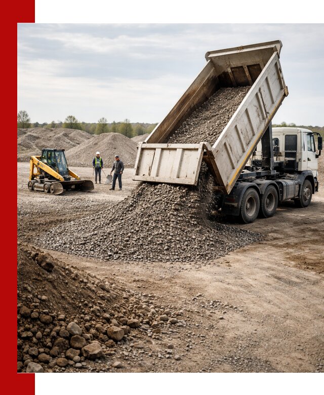 Доставка самосвалом 25 м³ в Лиски быстро и надежно