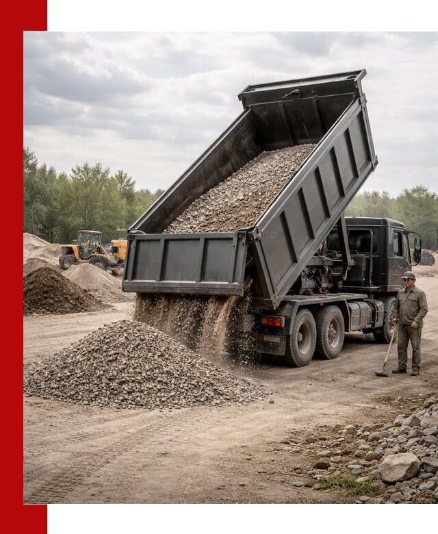 Доставка самосвалом 30 м3 по выгодным ценам в Лиски