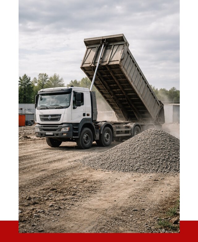 Доставка самосвалом 40 кубов в Лиски от 9847 р. | ПРОНЕРУДЛск