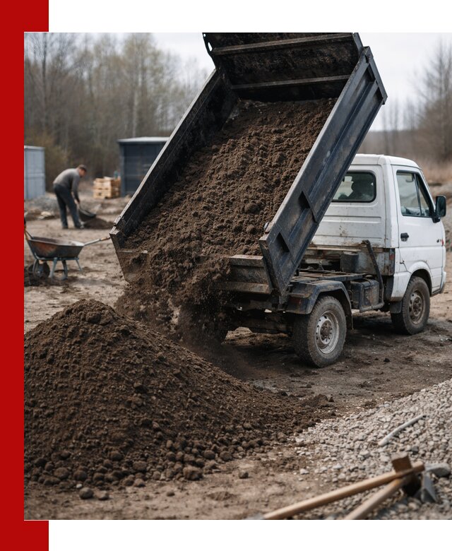 Аренда минисамосвала в Лиски для доставки сыпучих материалов