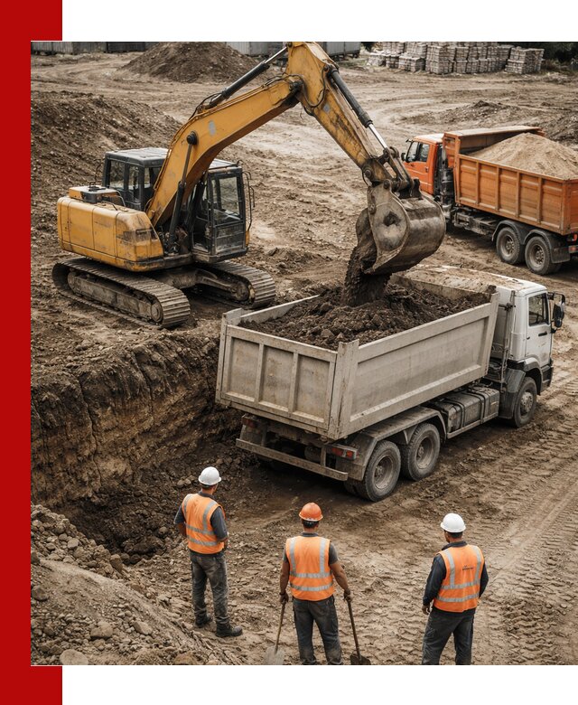 Разработка грунта для строительства и благоустройства в Лиски