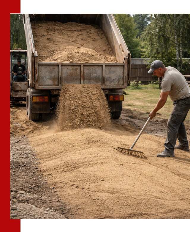 Отсыпка участка песком в Лиски быстро и качественно