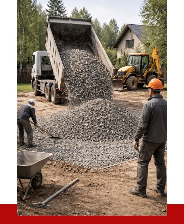 Отсыпка участка щебнем в Лиски от 7112 р. ПРОНЕРУДЛск