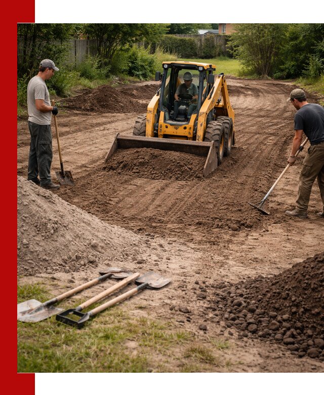 Планировка участка грунтом с вывозом и доставкой в Лиски